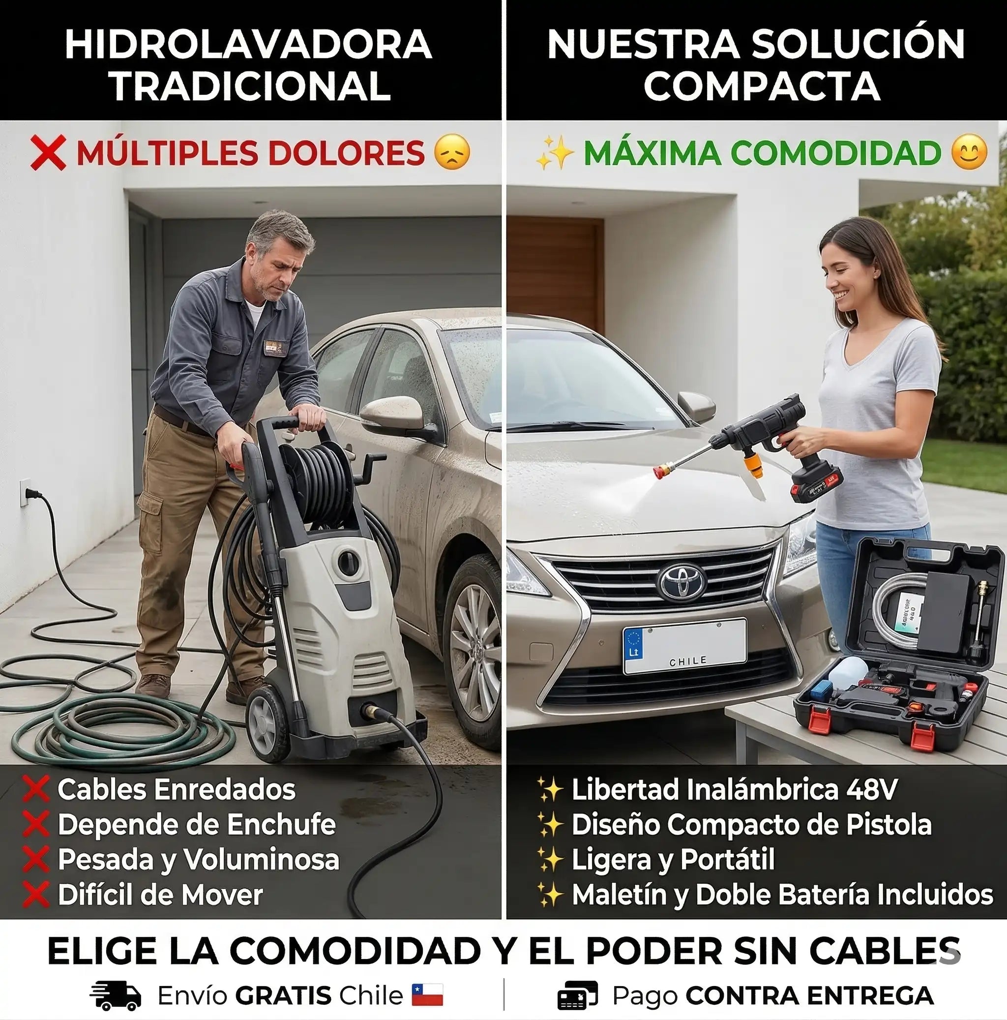 HIDROLAVADORA ELÉCTRICA INALAMBRICA